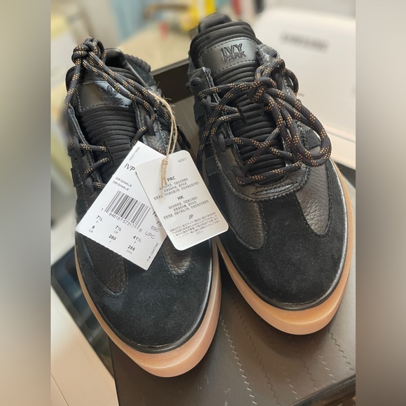 Adidas Ivy Park x Adidas Sleek Super 72 Sneakers Black Trainers NWT Size 9W - Picture 2 of 6